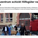 Hilfstransport Zeitungsartikel 07.2017